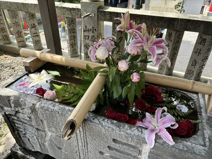 元町厳島神社　手水舎