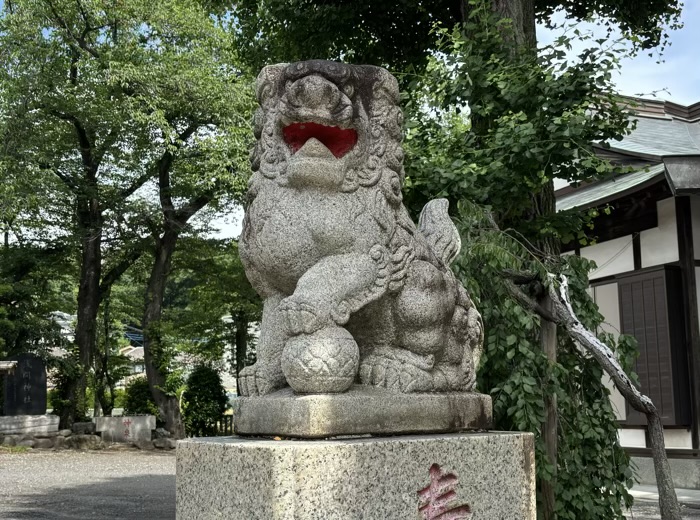 高ヶ坂熊野神社　狛犬