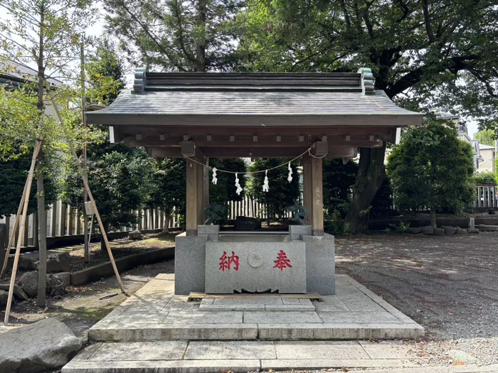 高ヶ坂熊野神社　手水舎