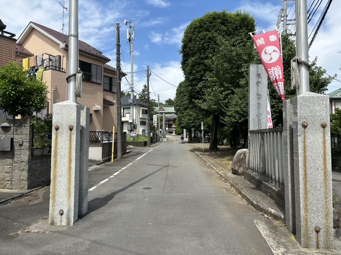 高ヶ坂熊野神社　参道