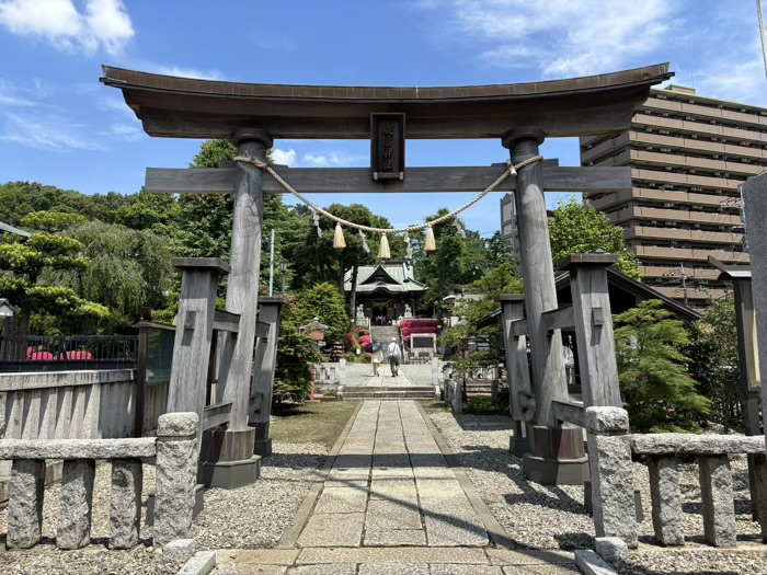 谷口鹿島神社　二の鳥居