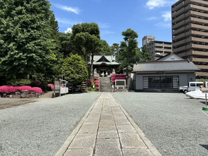 谷口鹿島神社　参道