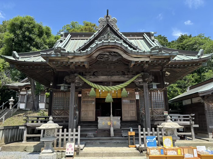 谷口鹿島神社　拝殿