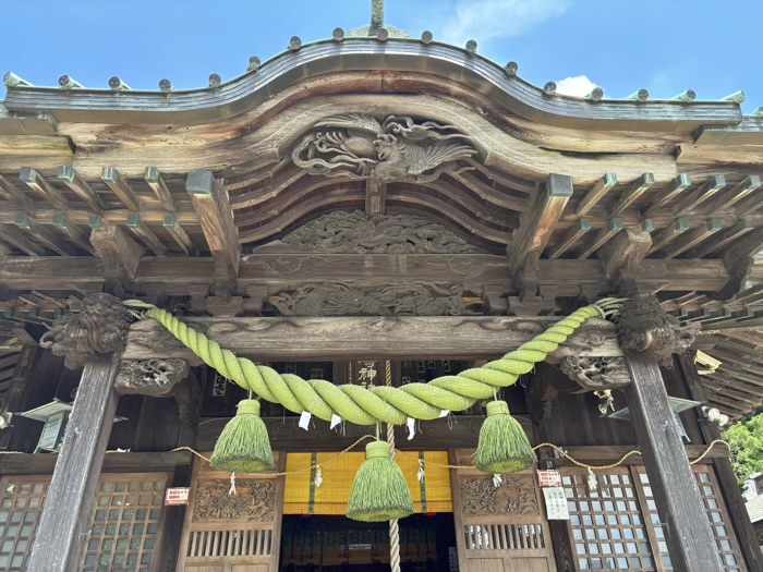 谷口鹿島神社　拝殿