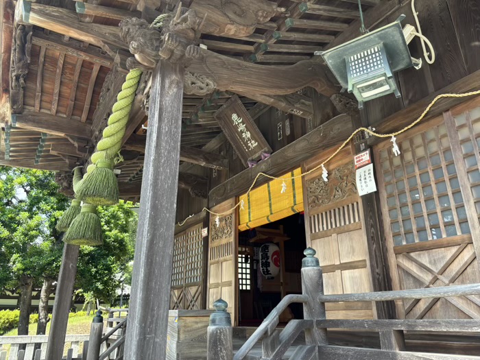 谷口鹿島神社　拝殿