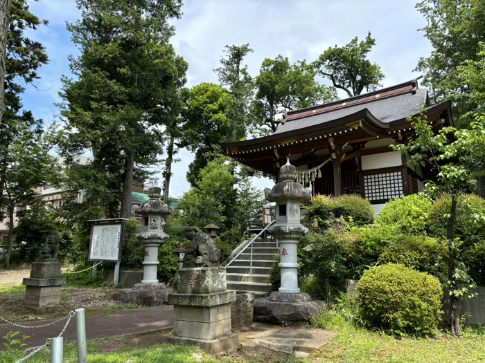 長津田　大石神社　社殿