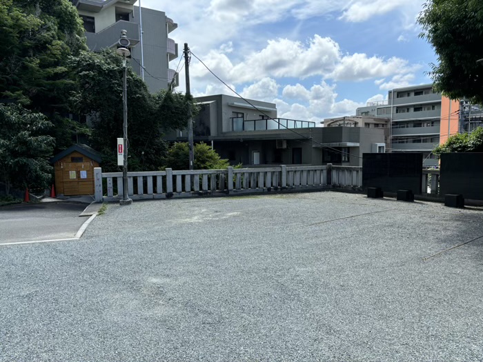 長津田　王子神社　駐車場