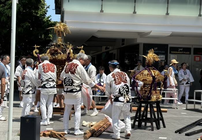 元町厳島神社　夏祭り　神輿渡御