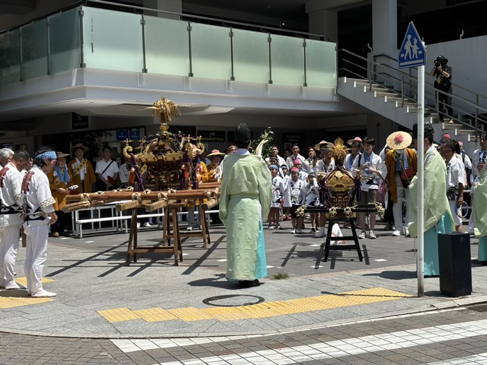 元町厳島神社　夏祭り　神輿渡御