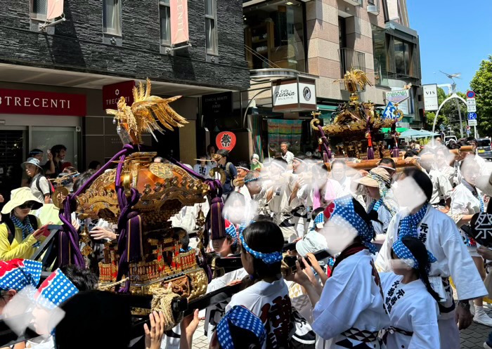 元町厳島神社　夏祭り　神輿渡御