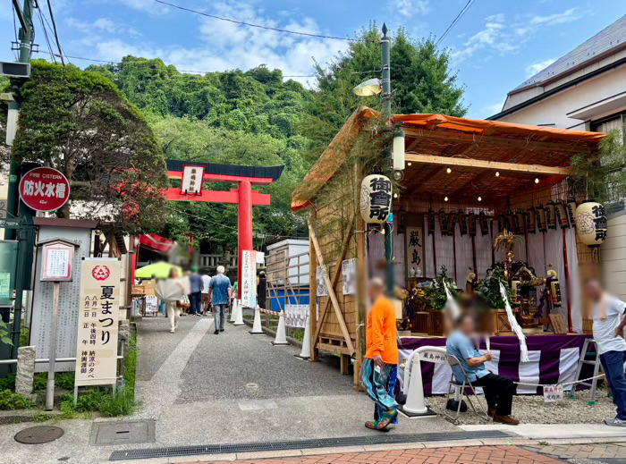 元町厳島神社　夏祭り
