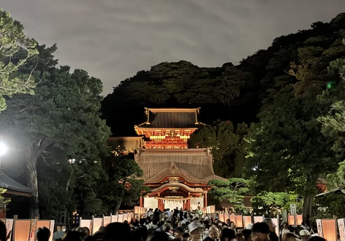 鎌倉鶴岡八幡宮　ぼんぼり祭り