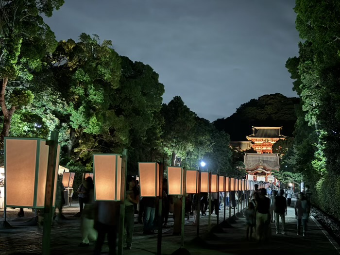 鎌倉鶴岡八幡宮　ぼんぼり祭り