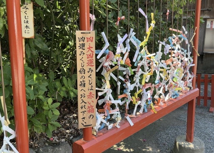 鎌倉　鶴岡八幡宮　おみくじ結び所