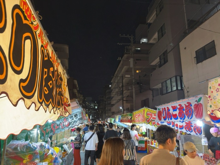 水天宮平沼神社　例大祭　露店