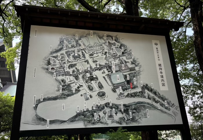 横浜・鶴見　大本山諸嶽山總持寺　案内図