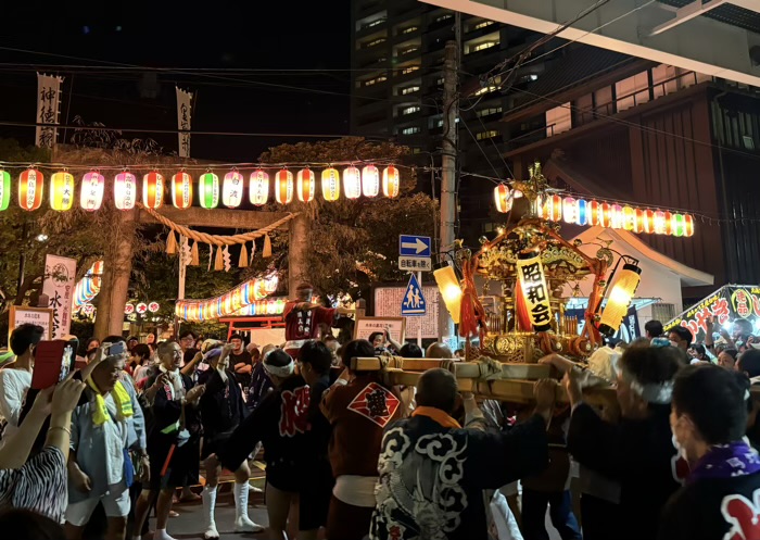 水天宮平沼神社　例大祭　宮入