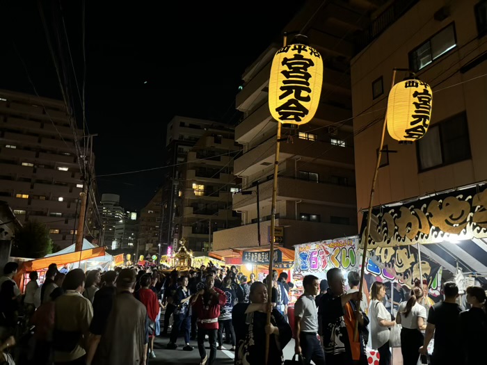 水天宮平沼神社　例大祭　宮入