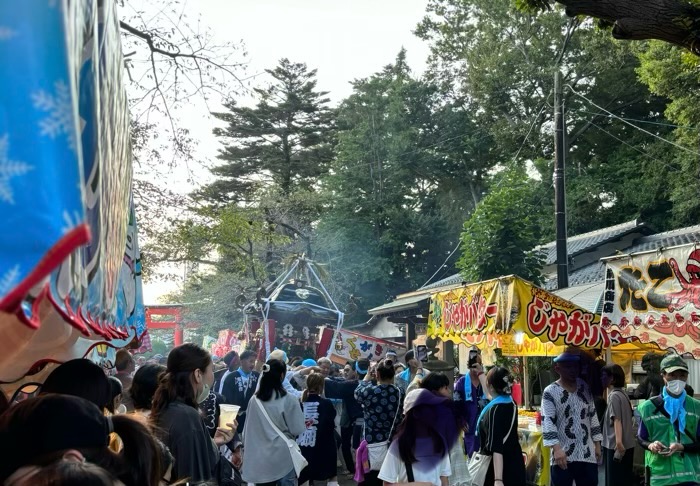 下鶴間諏訪神社　例大祭　神輿