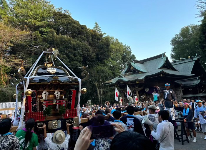 下鶴間諏訪神社　例大祭　神輿