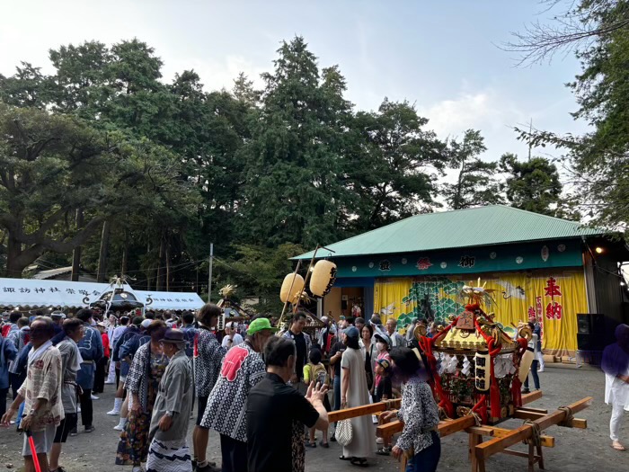 下鶴間諏訪神社　例大祭　神輿