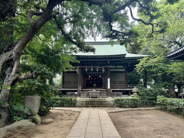 東京・奥沢　奥澤神社　社殿