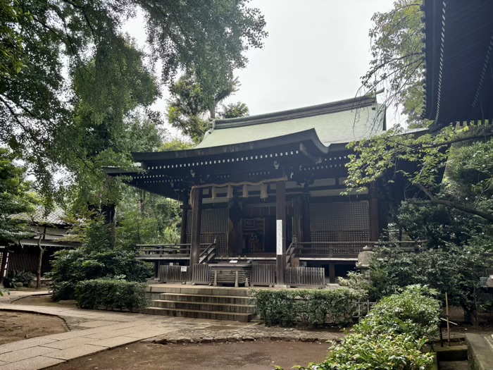 東京・奥沢　奥澤神社　社殿