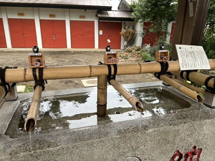 自由が丘熊野神社　手水舎