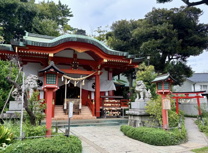 自由が丘熊野神社　社殿