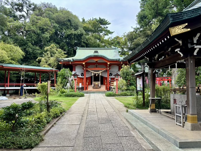 自由が丘熊野神社　社殿