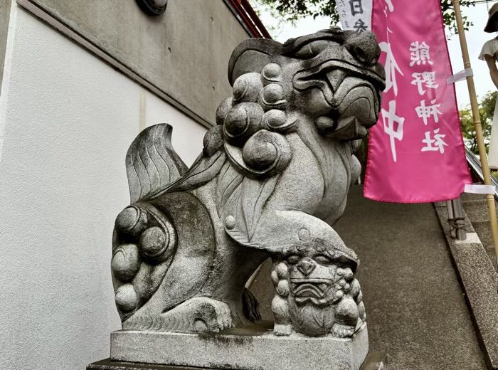 自由が丘熊野神社　狛犬