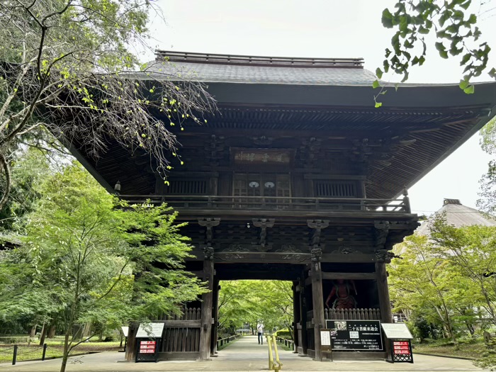 東京・世田谷　九品仏浄真寺　山門（仁王門）