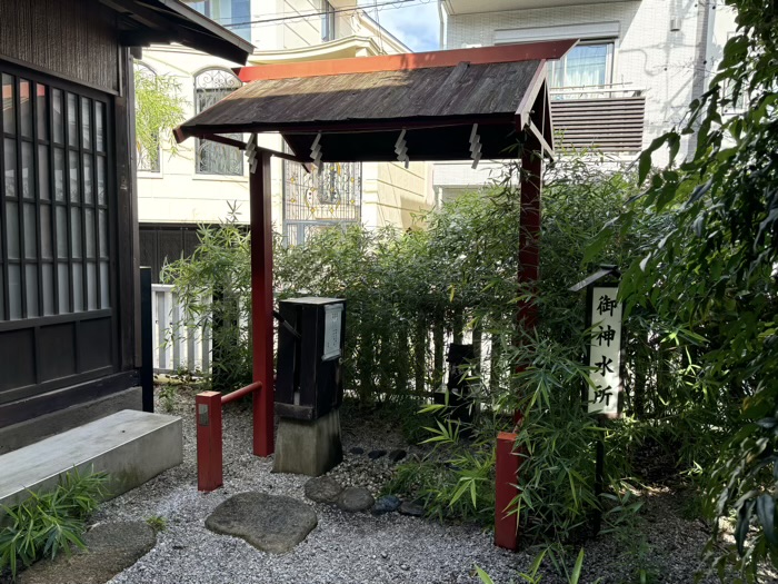 阿佐ヶ谷　猿田彦神社　御神水所