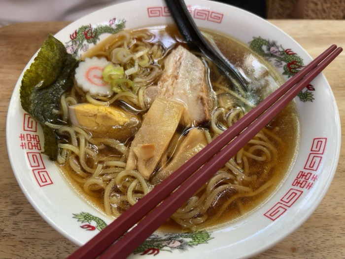 大山阿夫利神社・下社　売店・茶屋処さくらや　ラーメン（ルーメソ）