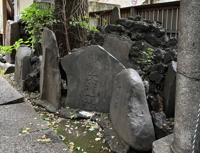 新宿　稲荷鬼王神社　浅間神社（西大久保の魔除け富士）