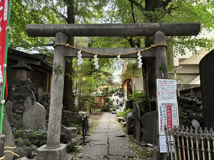 新宿　稲荷鬼王神社　浅間神社（西大久保の魔除け富士）