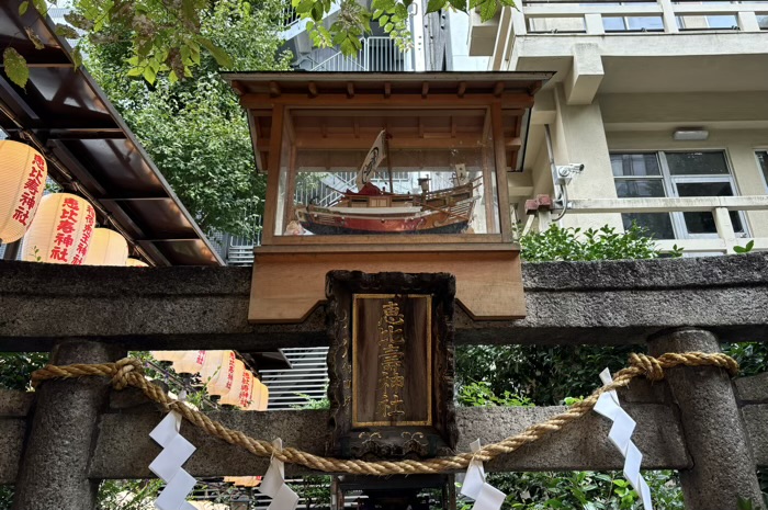 新宿　稲荷鬼王神社のえびすまつり（べったら市）　三島神社（開運恵比寿神社）