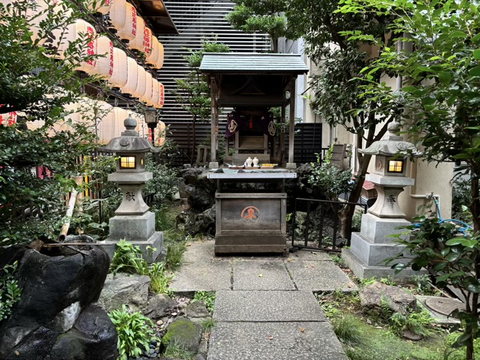 新宿　稲荷鬼王神社のえびすまつり（べったら市）　三島神社（開運恵比寿神社）