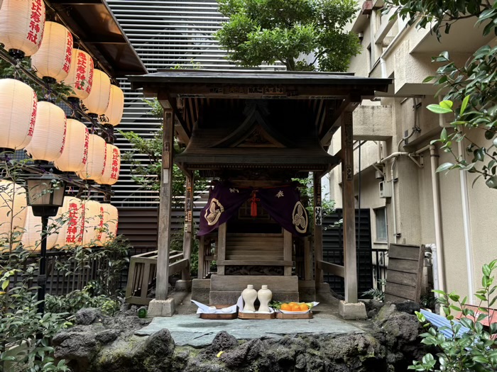 新宿　稲荷鬼王神社のえびすまつり（べったら市）　三島神社（開運恵比寿神社）