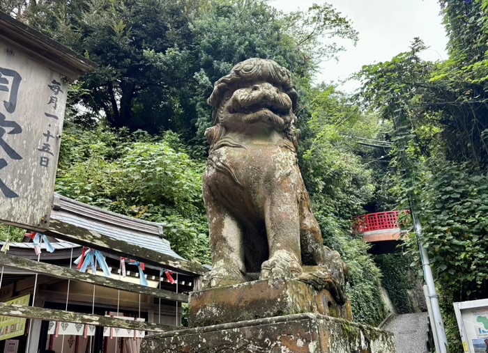 江ノ島　江島神社 辺津宮　狛犬