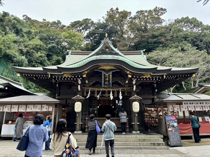 江ノ島　江島神社 辺津宮　社殿