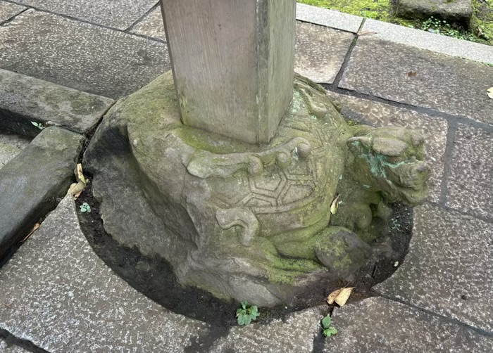 江ノ島　江島神社 奥津宮　手水舎