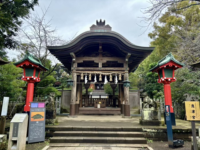 江ノ島　江島神社 奥津宮　社殿