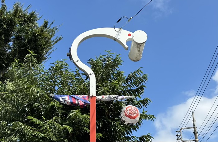 東京・品川区　蛇窪神社　街頭灯