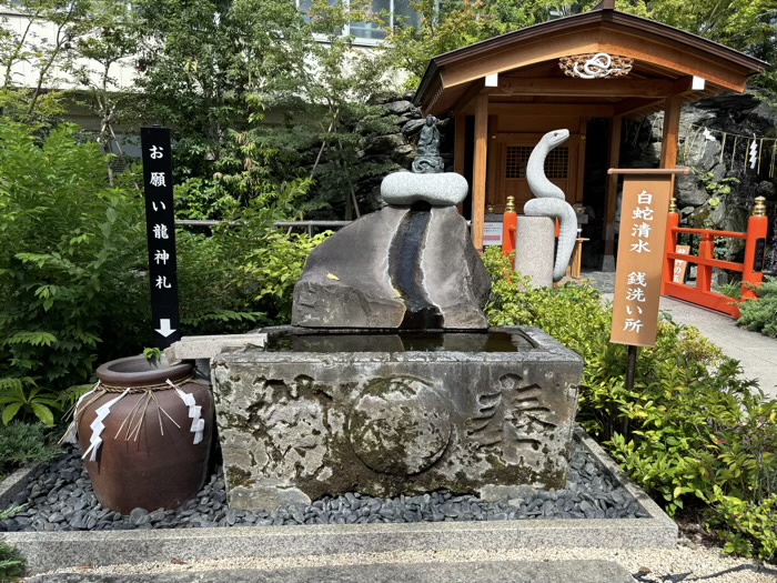 東京・品川区　蛇窪神社　銭回し・銭洗い所