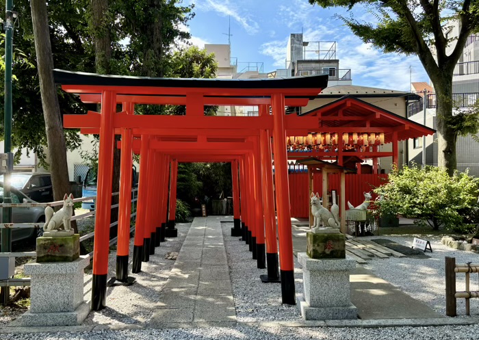 東京・品川区　蛇窪神社　法密稲荷社