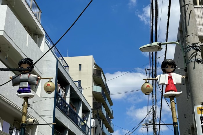 東京・品川　大原不動尊　ゆたか商店街　Ohくんとはらちゃま