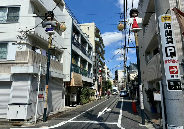 東京・品川　大原不動尊　ゆたか商店街　Ohくんとはらちゃま