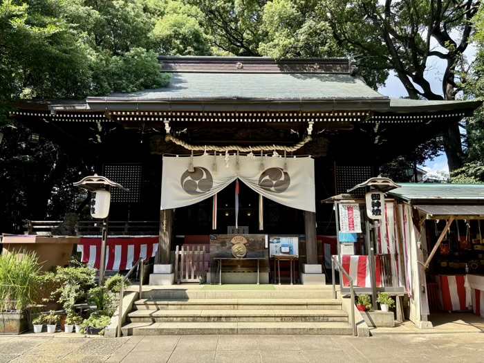 東京・世田谷　太子堂八幡神社　社殿