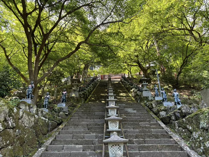 大山阿夫利　大山寺　石段